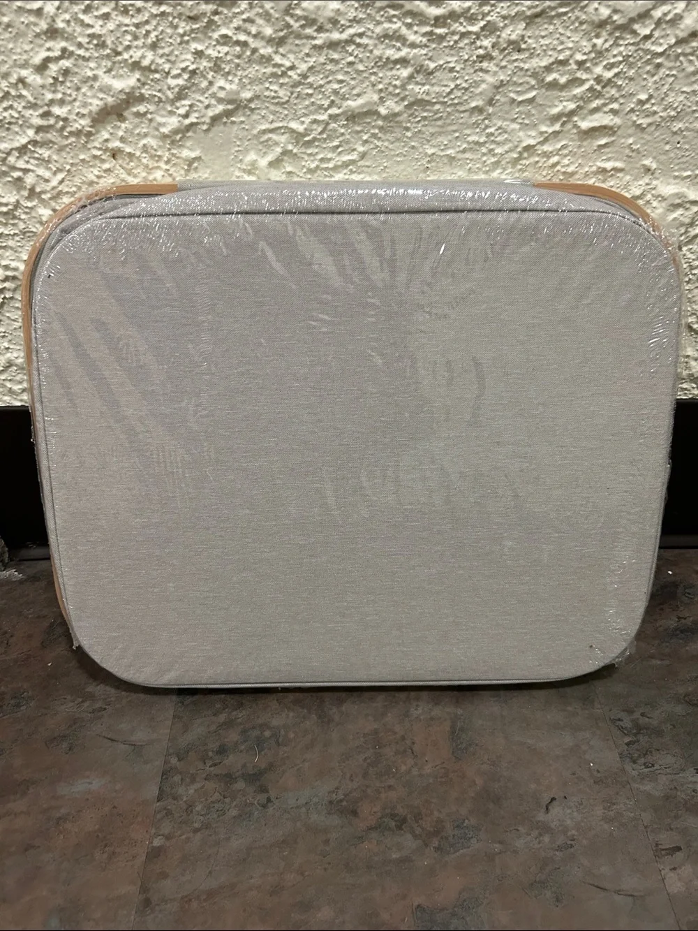ADRIAN Cloth Fabric Light Gray Laundry Basket & Lid BRAND NEW FACTORY SEALED